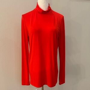 Banana Republic Bold Red Long Sleeve Top